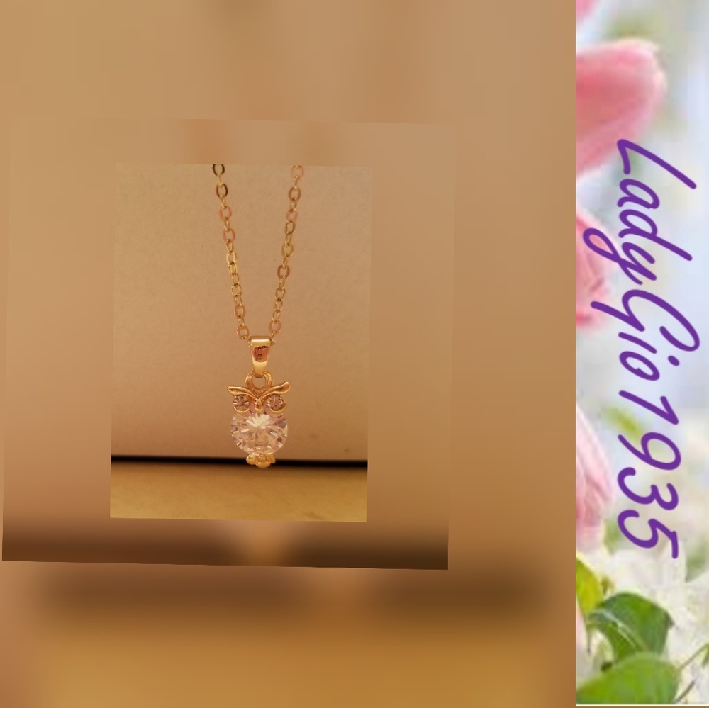 Crystal Owl Pendant